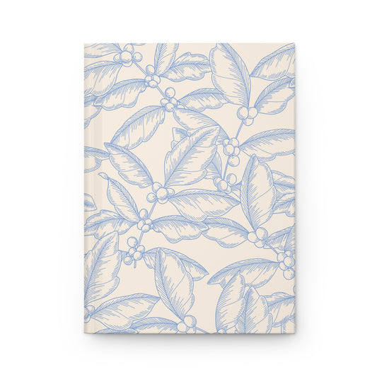 Journal - Coffee Plant - blue and cream