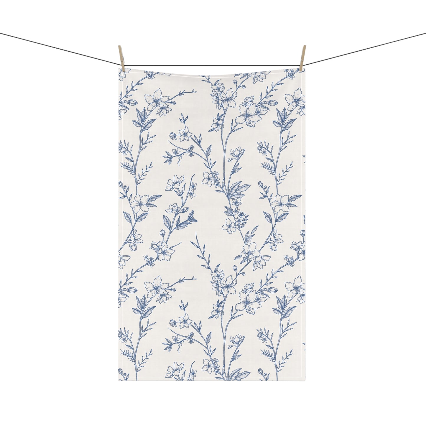 Tea Towel - Blue Floral